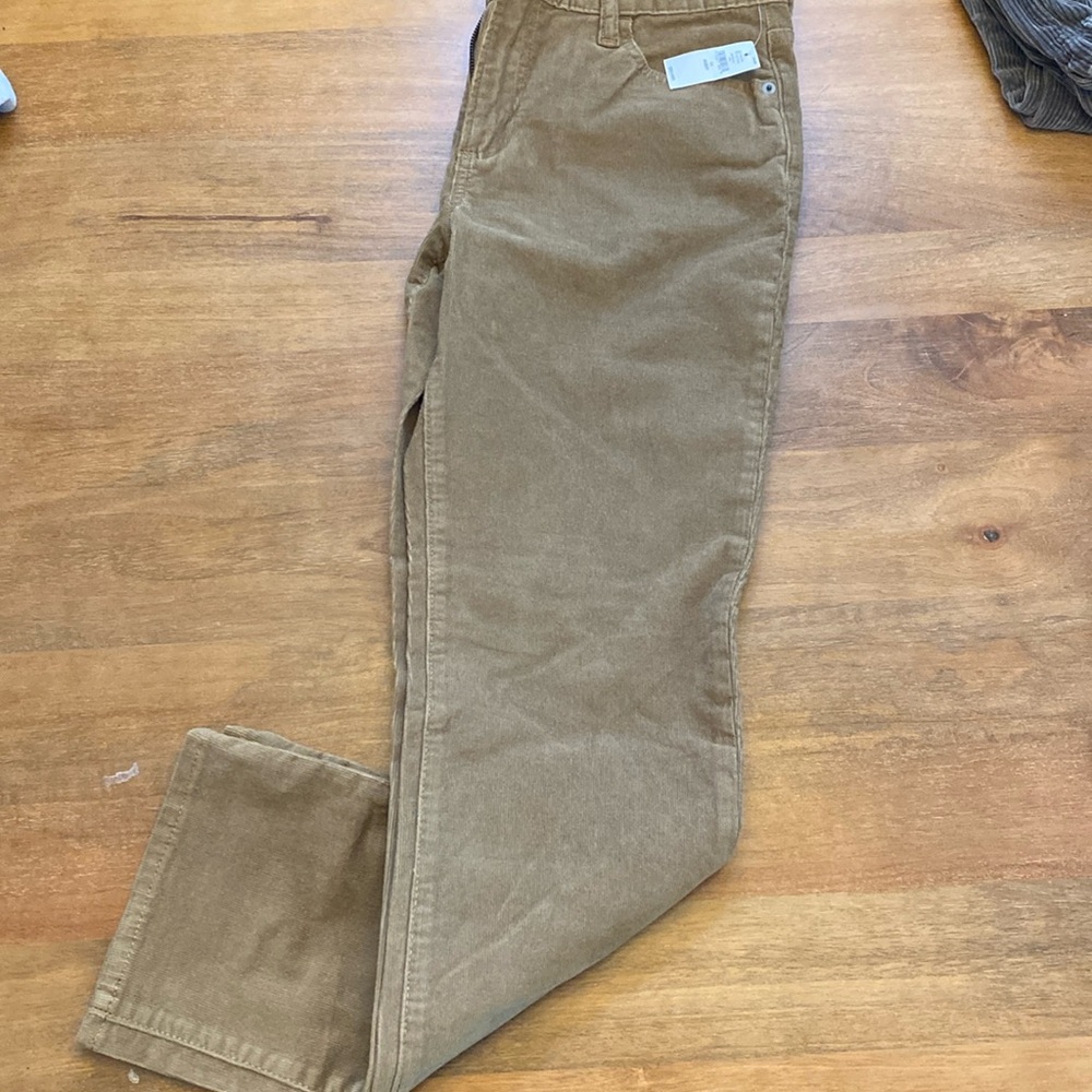Gap new 14 husky stretch slim cord